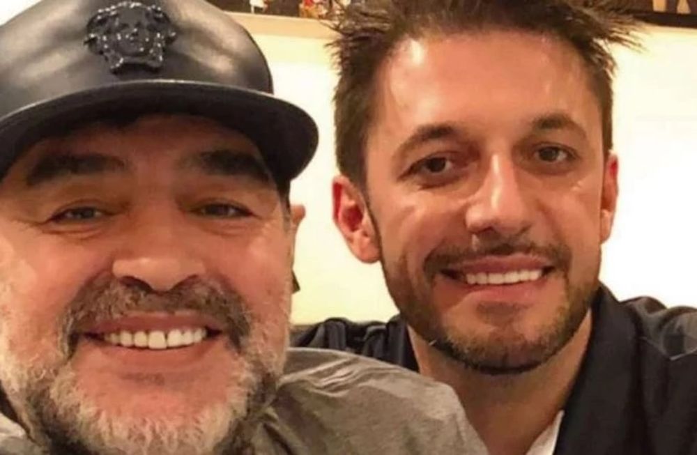 Matías Morla y Diego Maradona