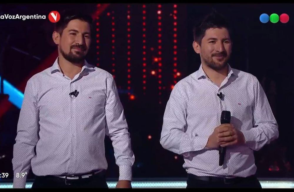 Los hermanos Vilchez en La Voz Argentina.