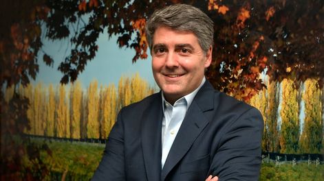 Los Andes | El gerente de distribución y ventas de Banco Macro, habló sobre una nueva plataforma digital para las empresas.  / Foto: Orlando Pelichotti / Los Andes