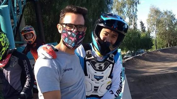Ignacio Kahul, entrenador de BMX, es otro de los mendocinos que estarán participando de los JJ.OO en Japón.