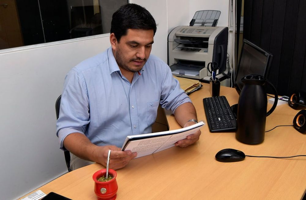 El Intendente del departamento de Malargüe, Juan Manuel Ojeda Foto: Orlando Pelichotti / Los Andes
