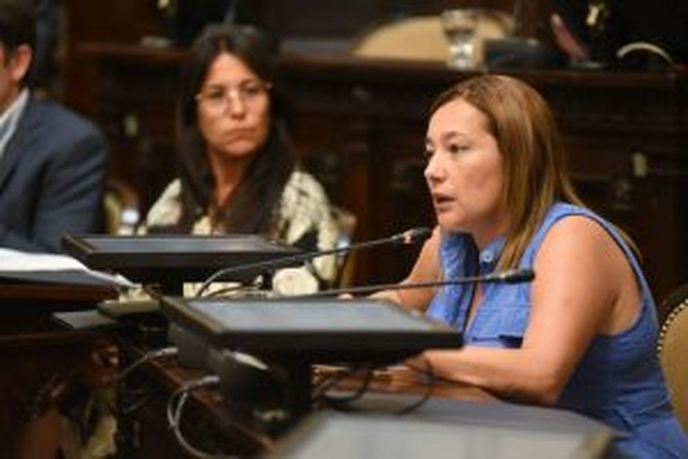 Adriana Cano, senadora del PJ.