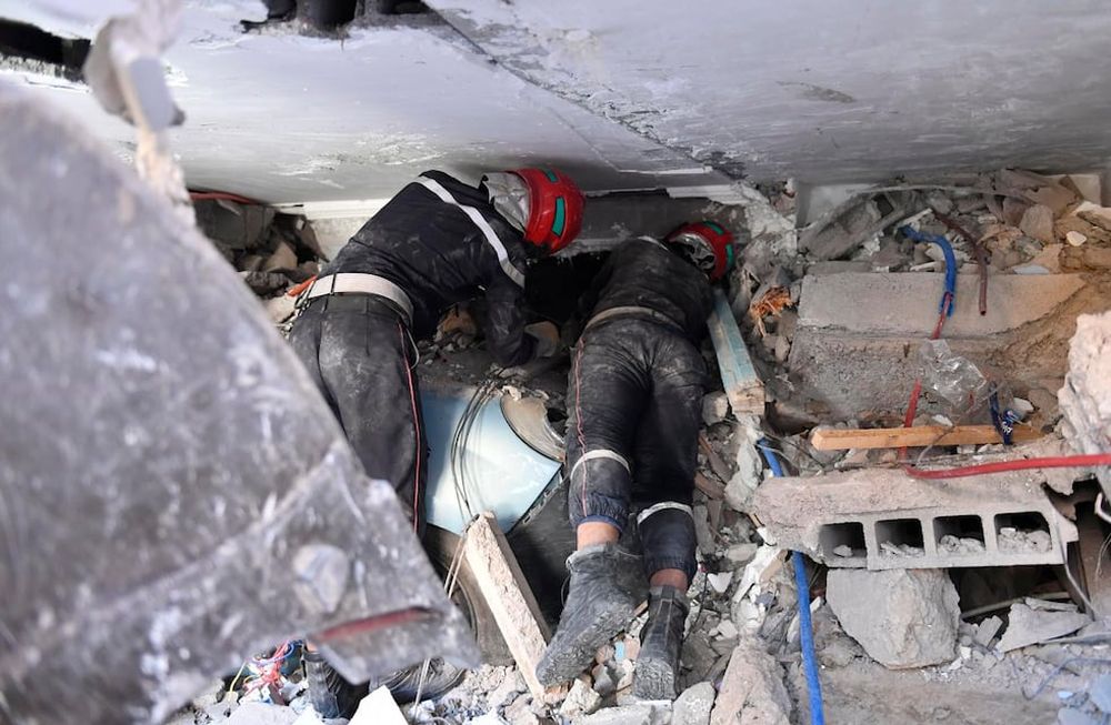 El terremoto dejó más de mil muertos y cientos edificios dañados desde la histórica ciudad de Marrakech hasta localidades en la cordillera del Atlas. / Foto: EFE