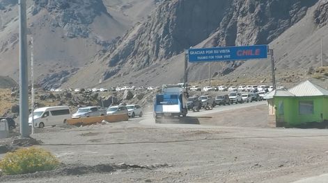 Casi tres horas de demora en el Paso a Chile y amenaza de nevadas leve en el inicio del fin de semana largo