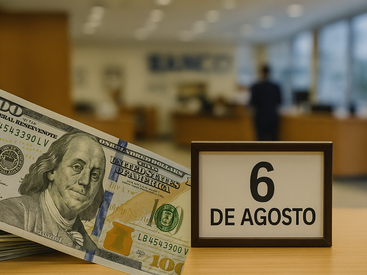 Se conoció el precio que tendrá el dólar este miércoles 6 de agosto