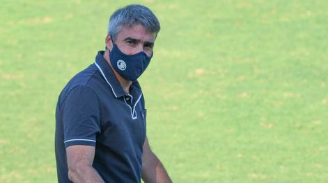 El Comandante del Azul. Después de cinco años, Gómez logró que Independiente vuelva a ser líder de la Primera Nacional. / Nicolás Ríos.