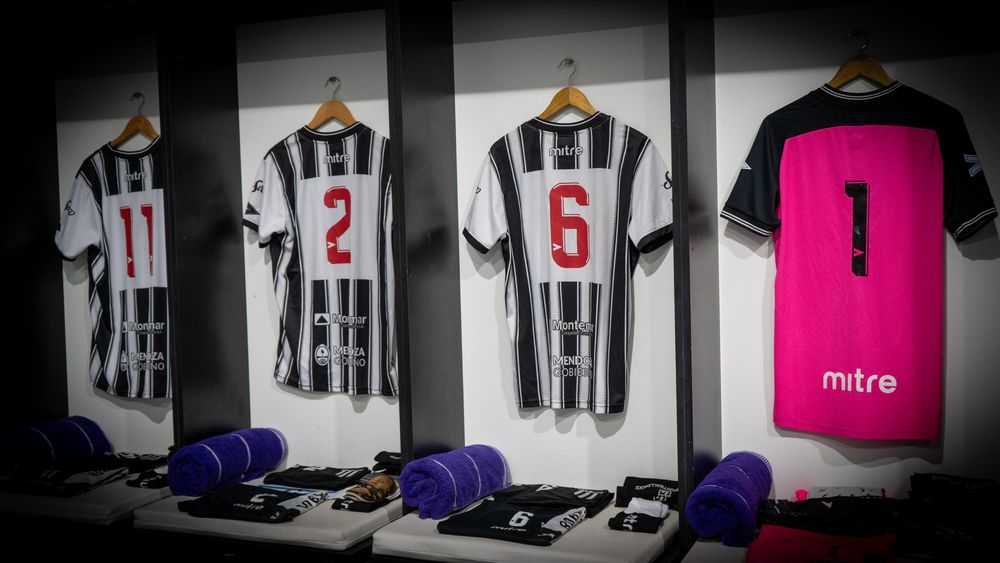 El vestuario de Gimnasia y ESgrima, que recibe a Estudiantes de Río Cuarto por la primera fecha de la zona B de la Liga Profesional. / Gentileza: Prensa GyE.&nbsp;