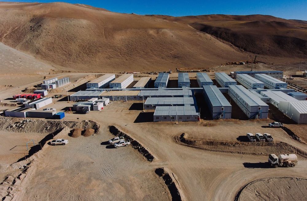 El campamento del proyecto Josemar&iacute;a, en San Juan.