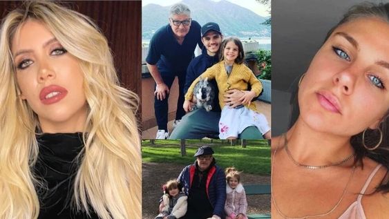 Wanda Nara llora al defender a su suegro mientras que Ivana Icardi lo denigra