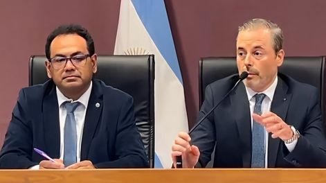 Caso Loan: los fiscales Guillermo Barry y Juan Carlos Castillo confirmaron que el niño fue captado con fines de explotación y que el comisario “plantó” una zapatilla. Foto: Captura de video