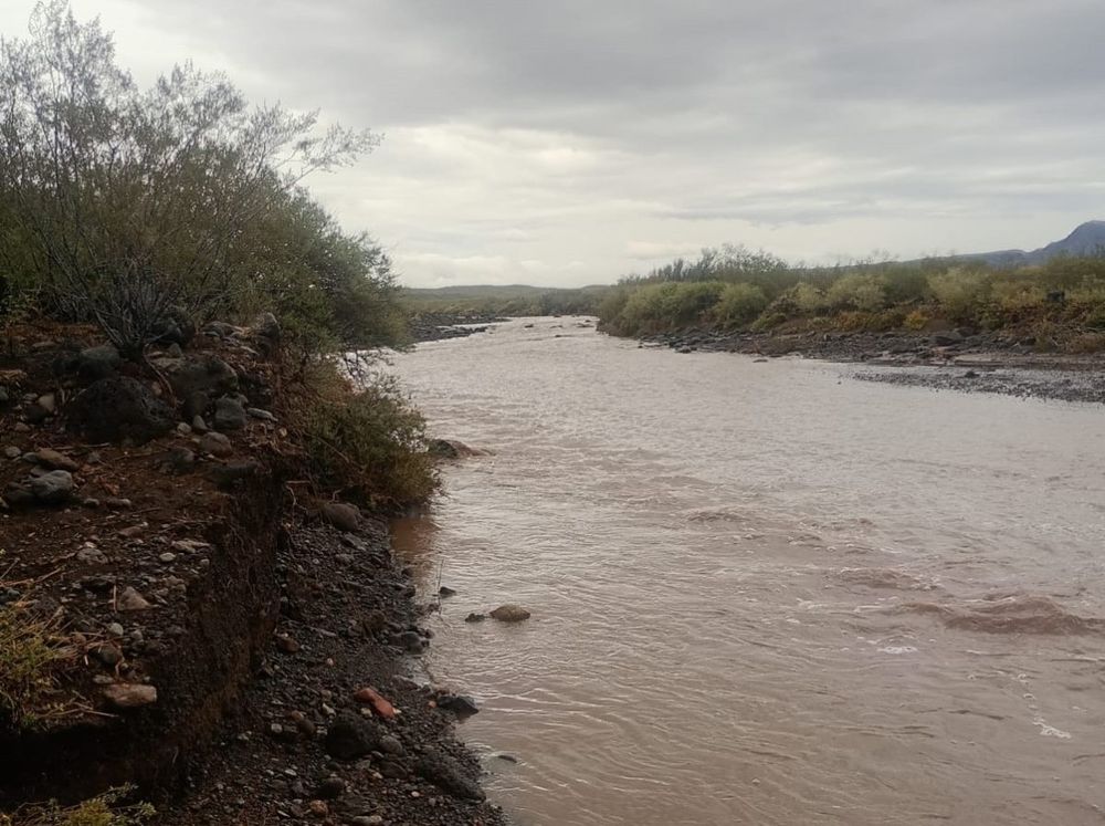 Fuerte temporal de lluvias en Mendoza