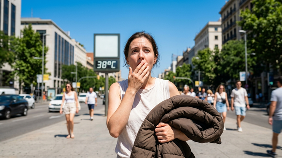 Sorpresivo cambio de temperatura.&nbsp;