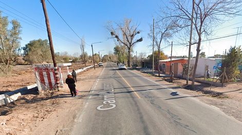 Los Andes | El lugar del hecho. Captura: Maps