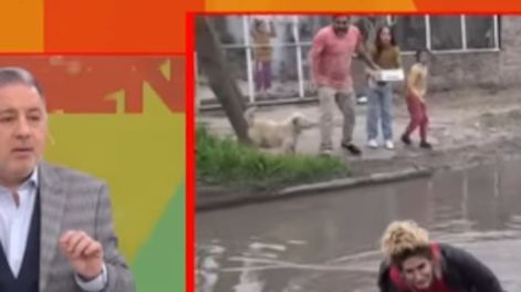 Cronista sufrió una caída