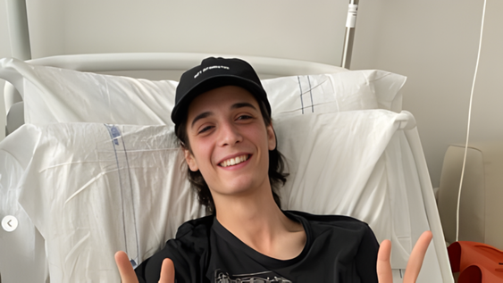 Damiano Stellabtis, el joven influencer de 23 años que murió de cáncer.&nbsp;