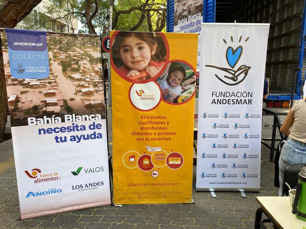 Colecta solidaria para las víctimas del temporal en Bahía Blanca