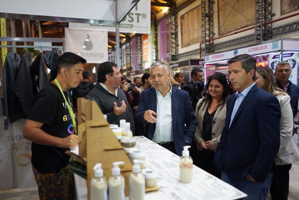 El gobernador, Alfredo Cornejo, en la la apertura de la Expo Mendocann 2025.
