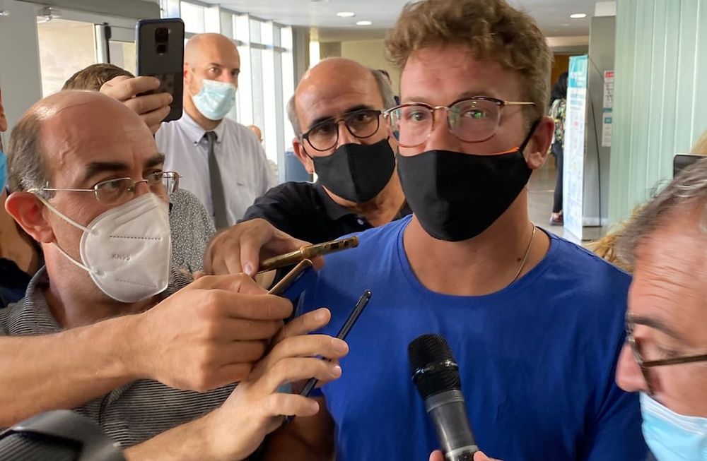 Juicio por el crimen de Nora Dalmasso: el jurado popular suplente que fue separado del proceso por entregarle un papel a Facundo Macarrón. (Gentileza / La Voz)