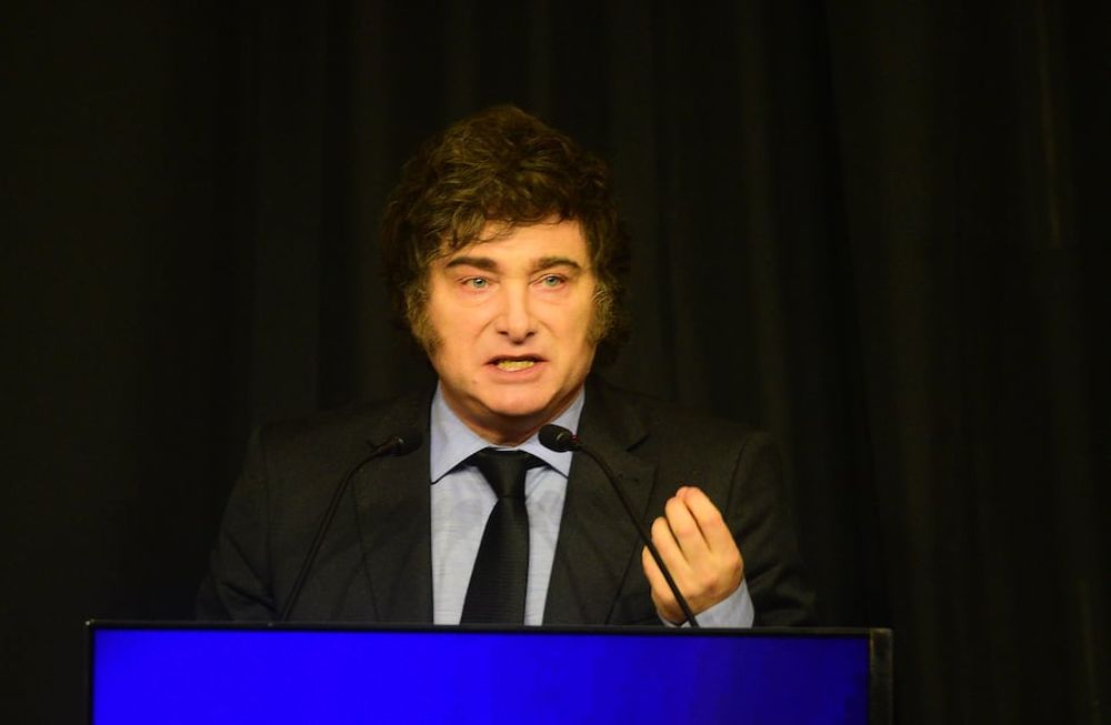 El presidente Javier Milei (Foto gentileza La Voz)