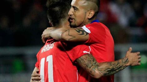 Arturo Vidal, clave en el elenco chileno.