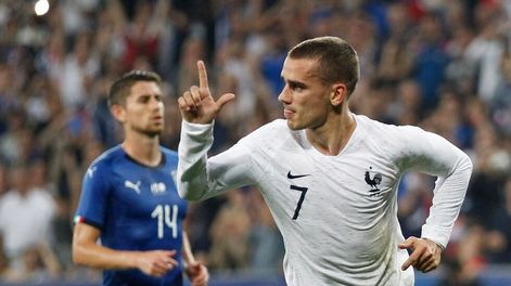 Francia fue mucho más que Italia en un amistoso de lujo en Niza