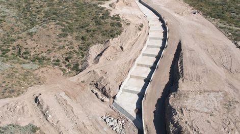 Se inauguró la ampliación del Colector Aluvional Blanco Encalada en Luján de Cuyo.&nbsp;