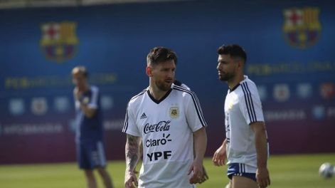 La Selección entrenó en la ciudad deportiva del Barcelona