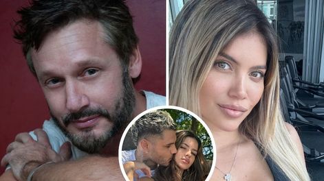 Los Andes | Benjamín Vicuña llamó a Wanda Nara para consolarla.