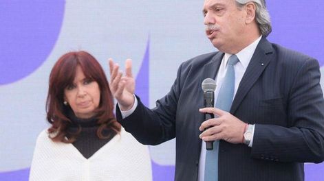 Alberto Fernández y Cristina Fernández