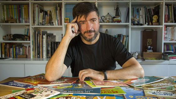 Chanti es uno de los creadores más prolíficos de la historieta argentina, integrante de Rumbos desde sus orígenes, en 2003, y un auténtico best seller infantil. Foto: Silvana Díaz Coppoletta