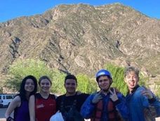 Los influencers estuvieron realizando actividades al aire libre en Mendoza.