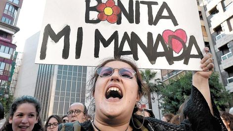 España: masivo repudio por  la liberación de “La Manada”