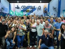 Anabel Fernández Sagasti encabezó el acto de apoyo a la presidencia de Cristina Kirchner en el PJ nacional. Foto: Gentileza