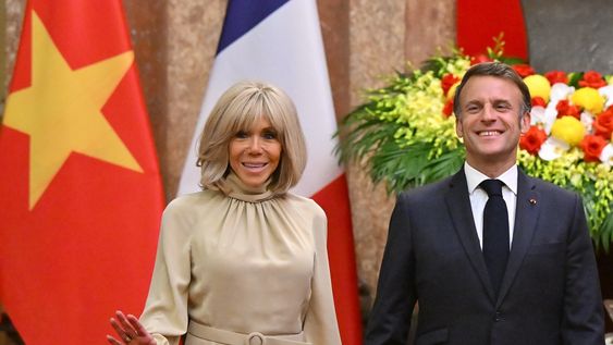 Brigitte y Emmanuel Macron