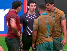 Rugby: una dura infracción desató una batalla campal entre Chile y Uruguay.