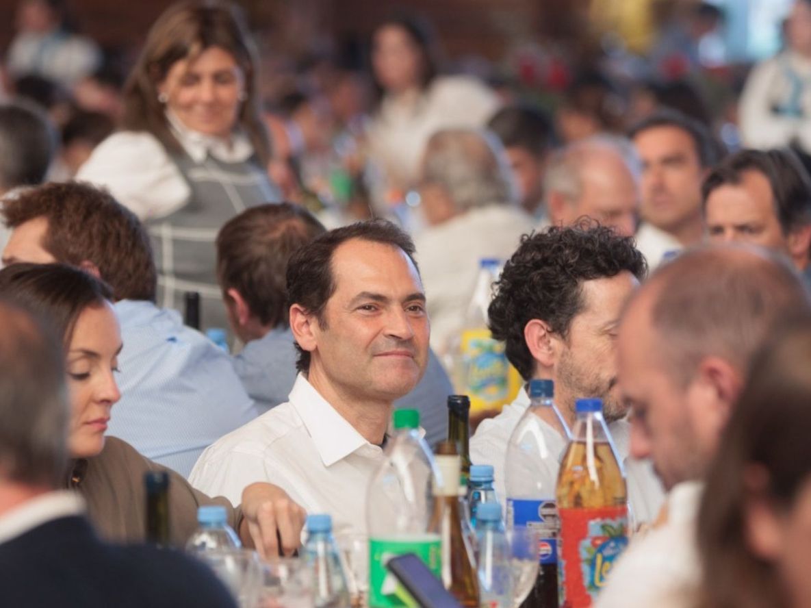 Mauricio Badaloni en la Fiesta Nacional de la Ganadería.&nbsp;