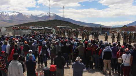 Los Andes | Controles militares en la frontera chilena de Colchane. Gentileza / www.emol.com