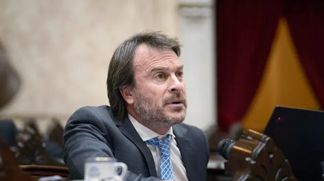El legislador mendocino Lisandro Nieri en la Cámara de Diputados