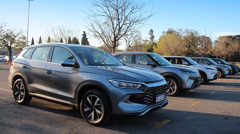 Vehículos de BYD en Argentina.