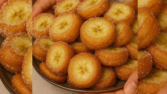 como hacer medallones de banana con pocos ingredientes: crocantes por fuera y suaves por dentro