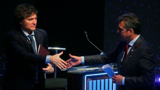 Javier Milei y Sergio Massa darán el último debate de cara al balotaje.