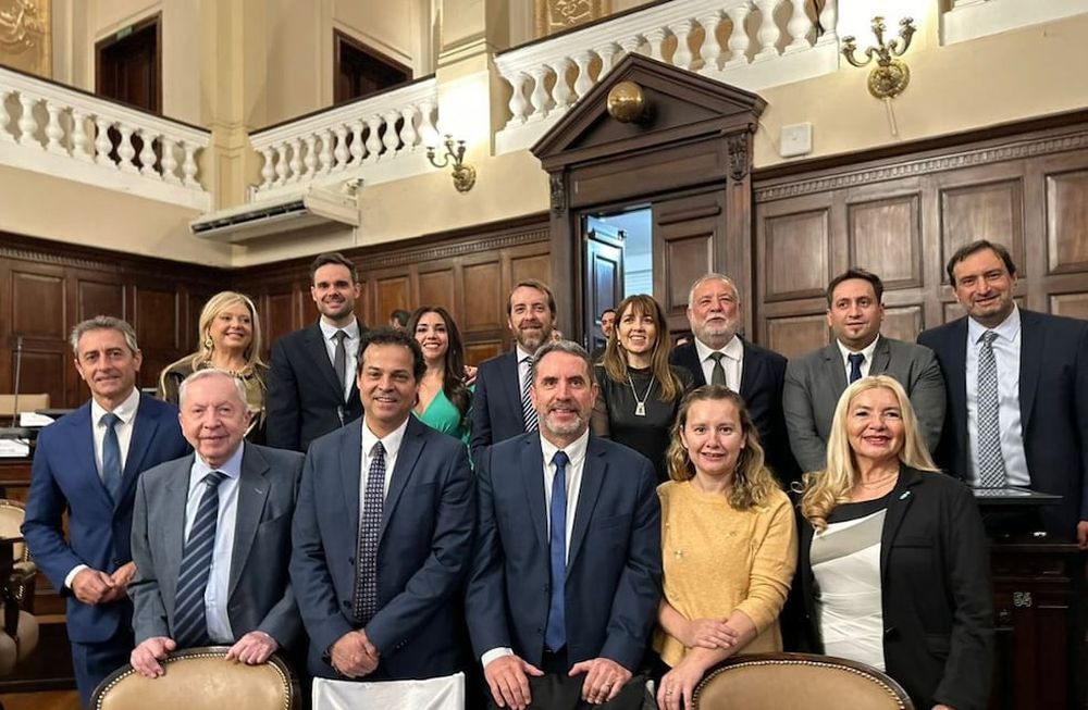 Diputados y senadores de La Unión Mendocina. Foto: X @omardemarchi