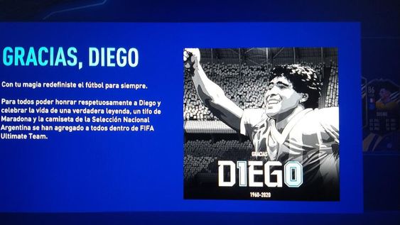 El agradecimiento de la gente del FIFA.