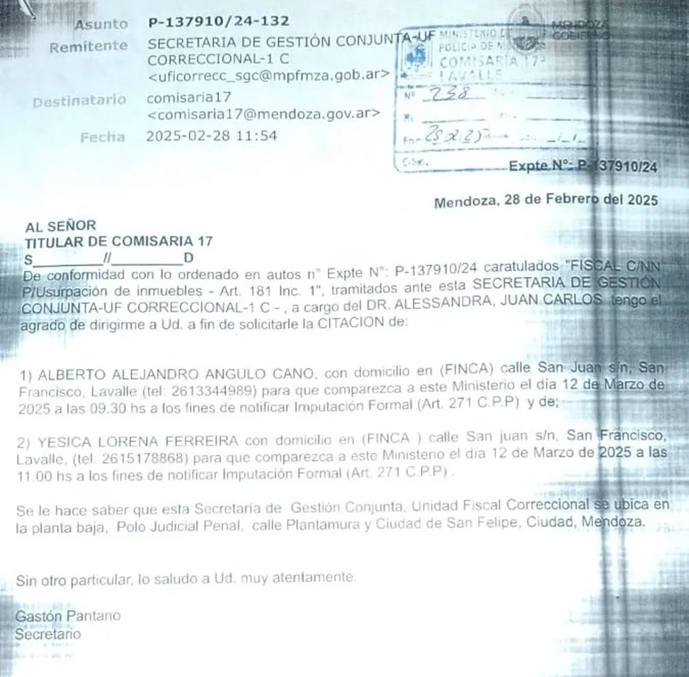 El drama de quienes viven en las tierras que compró Abel Pintos en Mendoza: los estafaron y no tienen dónde ir