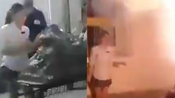 exploto el volcan que llevo a la feria de ciencias: decenas de heridos y una nena podria perder el ojo