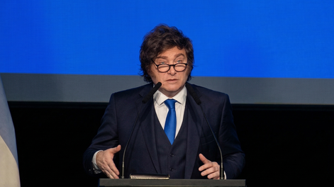 Javier Milei expondrá ante empresarios en el Latam Economic Forum. (foto archivo)