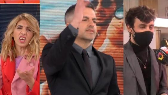 Lizardo Ponce discutió en vivo con Karina Iavícoli y Ángel de Brito lo sacó del móvil