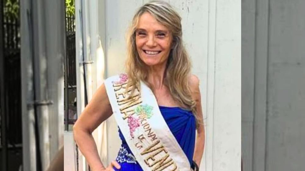 Marcela Gaua, representante de Tunuyán, fue la Reina Nacional de la Vendimia 1988.