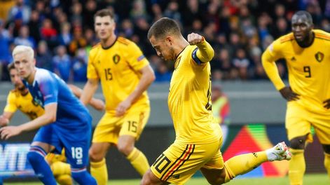 Todavía duele: Bélgica goleó a Islandia, que recibió nueve goles en dos partidos