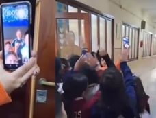 Alumnos de una escuela fueron sorprendidos con una videollamada con jugadores de la Selección Argentina